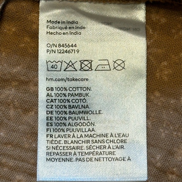 NWT H&M Strappy Button Camisole size 10 - Picture 6 of 10